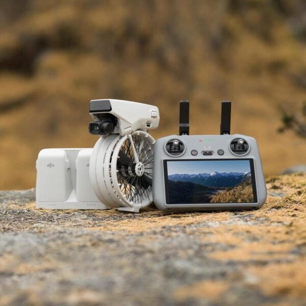 DJI Flip Fly More Combo With RC 2 Screen Remote Controller, Drone With 4K UHD Camera for Adults, 3 Batteries Bundle with 128 gb SD Card Strobe Lights and More