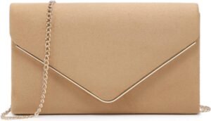 Dasein Women Faux Suede Evening Clutch Bags Formal Party Clu... Dasein Women Faux Suede Evening Clutch Bags Formal Party Clu...