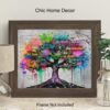 Inspirational Tree of Life Wall Art - Home Office Gifts for ...