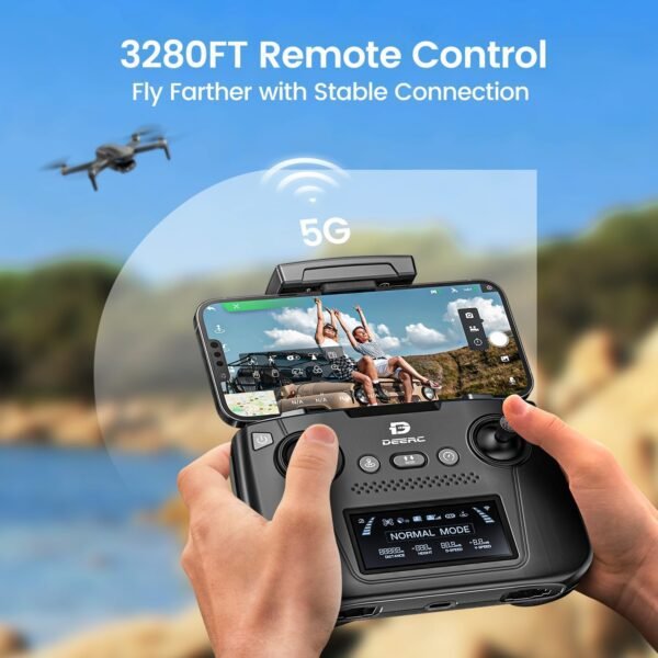 71an0s8-mL._AC_SL1500_.jpg DEERC Drones with Camera for Adults 4K