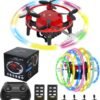 Mini Drones for Kids Beginners & Adults, RC Drone & Aurora Ball 2 in 1 Toy with One Key Take Off-Landing, 360° Spinning, Aurora Ball Mode, 2 Batteries, Quadcopter Fly Toy for Boy Girl Gifts