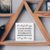 Home Office Desk Wooden Box Sign Decor, The Best Things in L...