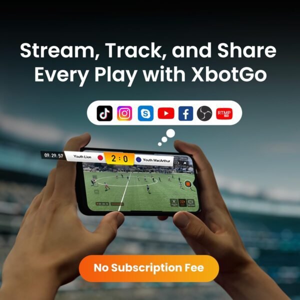 Chameleon AI Auto Sports Action Camera - 4K 60FPS Soccer Cam...