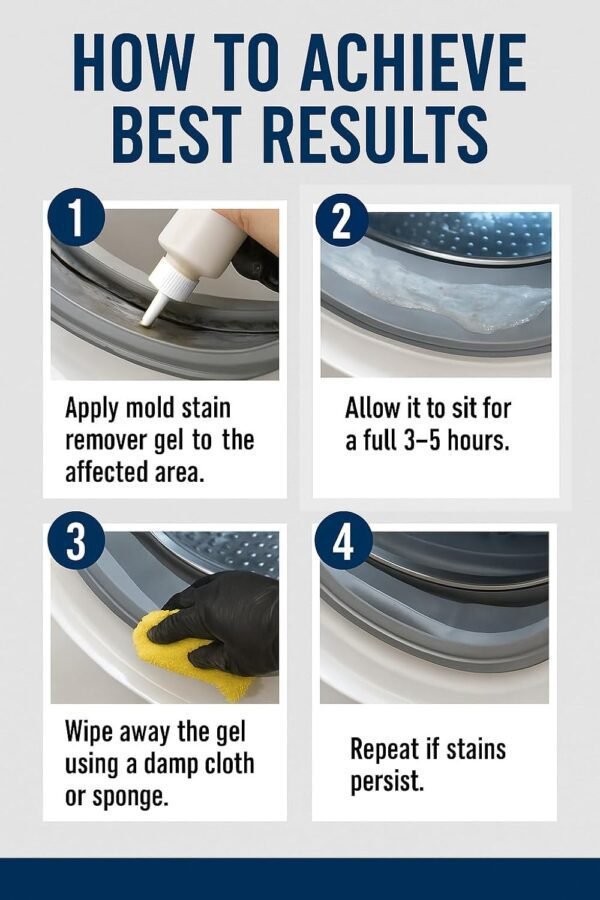 ACTIVE Mold Stain Remover Gel Cleaner Heavy Duty Stain Clean...