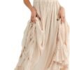 R.Vivimos Womens Summer Boho Sexy Backless Long Dresses