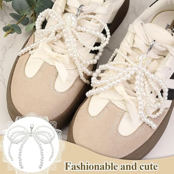 72 Pcs Sneaker Charms, Shoelace Charms For Sneakers, Pearl R...