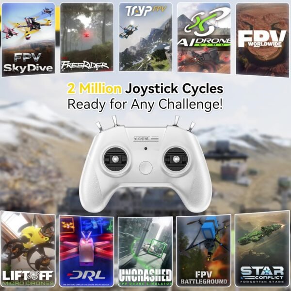 71g1-BPxM9L._SL1500_.jpg FPV Flight Simulator Controller for DJI Virtual Flight, 8-Channel Realistic Drone Training Controller for VelociDrone, Liftoff, DRL, and More, Plug-and-Play for Mobile Phone & PC Gift for Kids & New Pilots