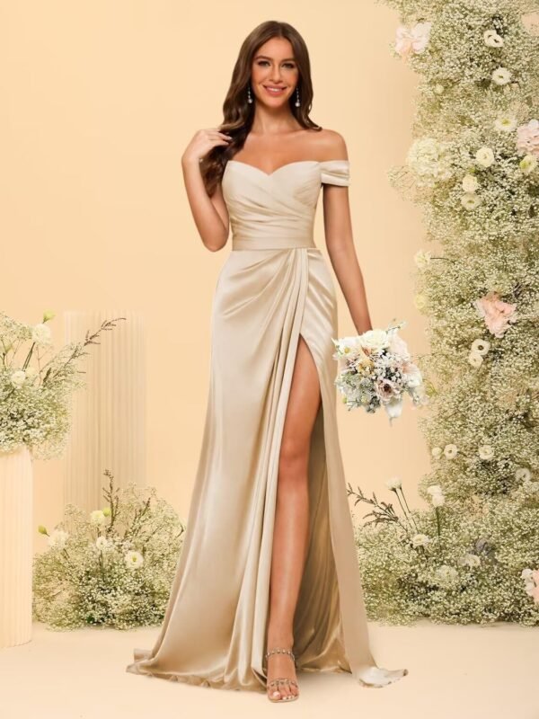 Dessiny Women's Off Shoulder Mermaid Bridesmaid Dresses 2025...