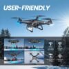 71iWHqJb70L._AC_SL1500_.jpg Holy Stone GPS Drone with 1080P HD Camera FPV Live Video for Adults and Kids, Quadcopter HS110G Upgraded Version, 2 Batteries, Altitude Hold, Follow Me and Auto Return, Easy to Use for Beginner