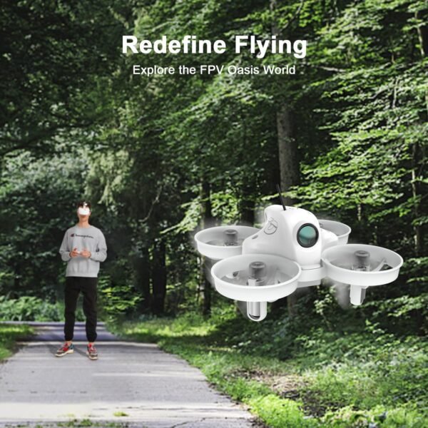 71kL5uDuOL._AC_SL1500_.jpg APEX VR70 FPV Drone Kit, First-Person View with Goggles, Brushed Racing for Beginners Super-Wide 120° FPV, Low-Latency 5.8G Transmission, Drop-resistant, Suitable Novice Practice Drones