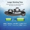 QYSEA FIFISH V6 Expert M200A Underwater Drone with Robotic Arm, AI Vision Lock Portable ROV with Q-Interface, Underwater Robot with Industrial Case, 6 Hours Working Time, 4K Camera, 660ft Dive