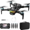 Remote with Screen Drone with Camera for Adult,1080P RC Drone with Flashing Lights,Smart Obstacle Avoidance FPV for Beginners with 8G Flashdrive and Card Reader