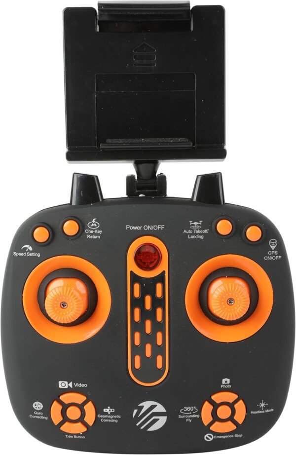 Vivitar - 360 Skyview GPS Video Drone, Camera & Stabilized Aerial Footage (Orange/Black)