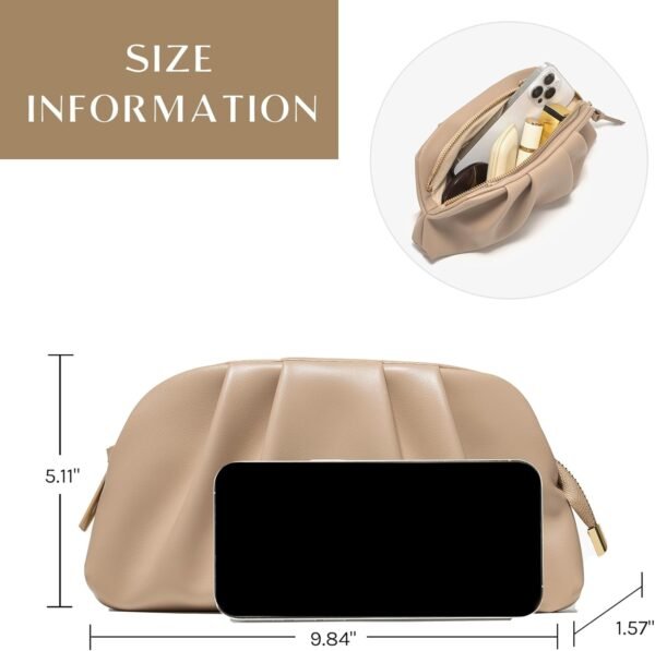 SWEETV Dressy Vegan Leather Clutch Purse for Women Formal, S...
