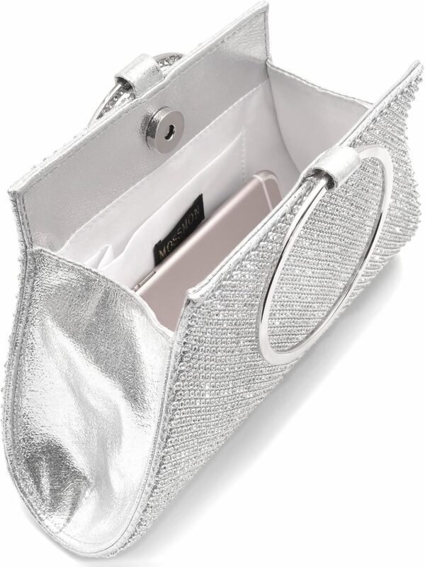 Crystal Clutch Purses Bride and Bridesmaid Handbag Elegant W...