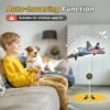 Foam Drone RC Airplane for Kids and Beginners, Remote Control Plane Fighter Jet with Light, Auto Hovering, 360° Flip and 2 Batteries (16 Mins)