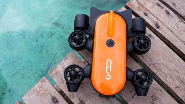 81-tFa9naVL._AC_SL1500_.jpg 150M Tether Titan Professional Underwater Drone ROV AUV Robot with 4K UHD Action Camera Remote Control Real-time Steaming Undersea Detection for Viewing, Recording, Fishing, Salvage Work (150M Titan)