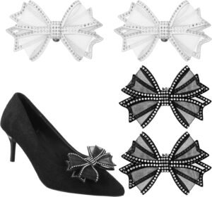 2 Pair of Shoe Clips Shoes Shoe Clips for Women's 2 Pair of Shoe Clips Shoes Shoe Clips for Women's Dress Shoe...