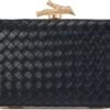Clutch Purses for Women Evening/Wedding Chic Woven Bag Forma...