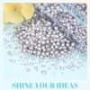 6100Pcs Resin Rhinestones for Crafting with 2Pcs 10ml B7000 ...