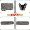 Long Rhinestone Box Evening Bag Women Formal Gathering Party...