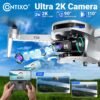 818L3HQqc2L._AC_SL1500_.jpg Contixo F28 2K Camera Drone for Adults – GPS Auto Follow, Foldable FPV Drone with One-Button Return, Orbit, Waypoint, Selfie Mode, 26 Min Flight Time, No FAA Required, Carry Case Included