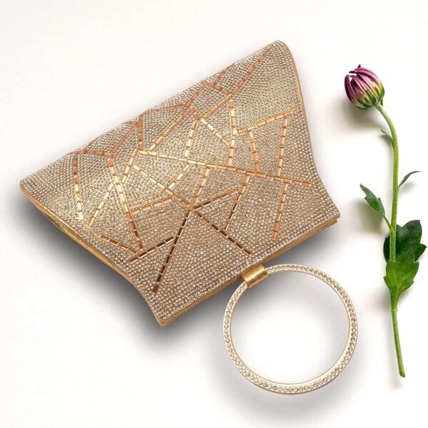 Crystal Clutch Purses Bride and Bridesmaid Handbag Elegant W...