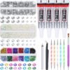shynek B7000 Jewelry Glue with Rhinestones for Crafts, 6300P...