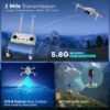 81IGyo5jeKL._AC_SL1500_.jpg Contixo F36 GPS Drone with 4K Camera – 3-Axis Gimbal Stabilizer, 2 Miles Long Range, 25 Min Flight, WiFi FPV, Optical Flow, Brushless Motors, Follow Me, One Key Return, No FAA Registration Needed
