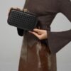 Clutch Purses for Women Evening/Wedding Chic Woven Bag Forma...