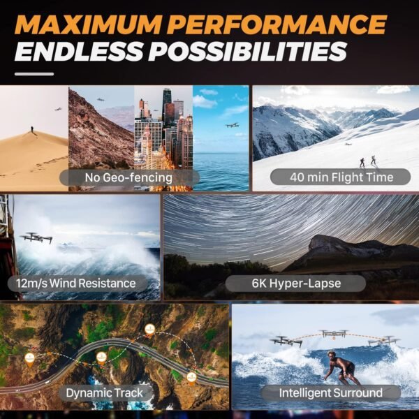 81LtX26dLuL._AC_SL1500_.jpg Autel Robotics EVO 2 PRO V3, Son-y 1" CMOS Sensor & 12-Bit Image 6K HDR Video EVO II Pro V3 Rugged Bundle, Moonlight Algorithm 2.0, 40 Minutes, 15KM Transmission, 360° Obstacle, SkyLink 2.0