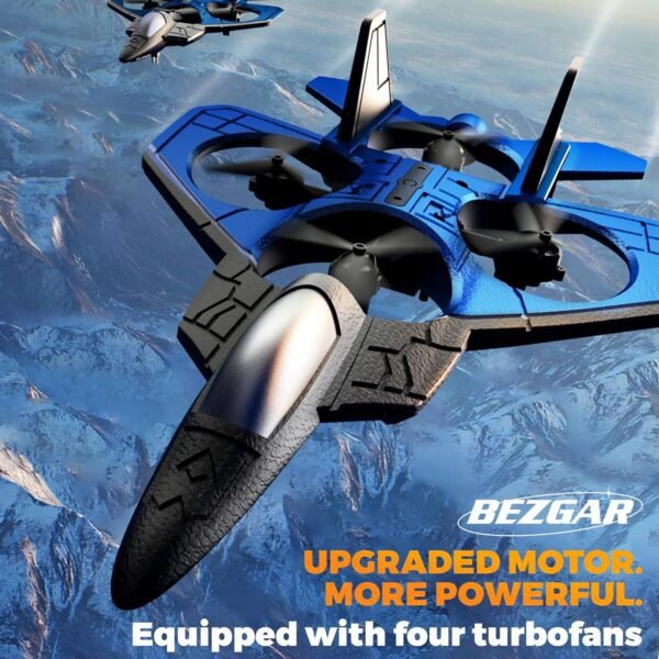 81PctwaGfXL._AC_SL1500_.jpg BEZGAR RC Fighter Airplane丨F-22 Raptor Mini Drone Remote Control Jet Plane Stunt Drone for Adults & Kids Toy with Light Gift for Kids Beginner