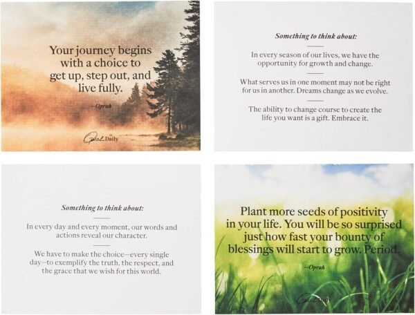 Oprah's The Life You Want™ Daily Inspiration Cards!