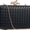 Clutch Purses for Women Evening/Wedding Chic Woven Bag Forma...