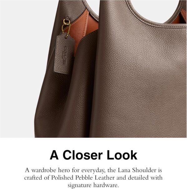 Coach Women's Polished Pebble Leather Lana Shoulder Bag