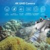 QYSEA FIFISH V6 Expert M200A Underwater Drone with Robotic Arm, AI Vision Lock Portable ROV with Q-Interface, Underwater Robot with Industrial Case, 6 Hours Working Time, 4K Camera, 660ft Dive