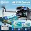 81hZ3qkcwL._AC_SL1500_.jpg Contixo F28 Premium Two-Axis Gimbal Drone for Adults – 4K Zoom Camera, Brushless Motor, 23 Min Flight, Accurate GPS, Auto Return, Follow Me, 110° Wide-Angle FPV, Portable Foldable Drone for Beginners