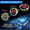 Mini Drones for Kids Beginners & Adults, RC Drone & Aurora Ball 2 in 1 Toy with One Key Take Off-Landing, 360° Spinning, Aurora Ball Mode, 2 Batteries, Quadcopter Fly Toy for Boy Girl Gifts