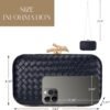 Clutch Purses for Women Evening/Wedding Chic Woven Bag Forma...