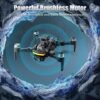 Remote with Screen Drone with Camera for Adult,1080P RC Drone with Flashing Lights,Smart Obstacle Avoidance FPV for Beginners with 8G Flashdrive and Card Reader