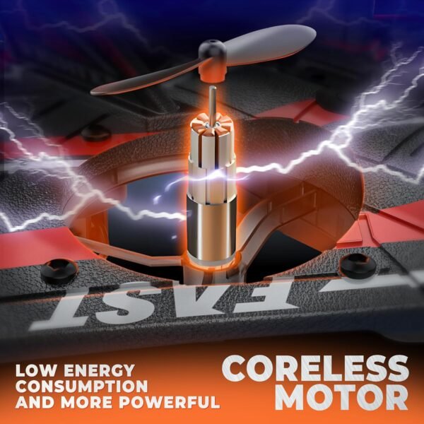 81v9WC2qg1L._AC_SL1500_.jpg BEZGAR Drones for Kids | 2.4GHZ RC Plane, Remote Control Airplane, RC Helicopter, 360° Flip Fighter Jet Toy, Toys for ages 8-13 with Colorful LED Navigation Lights Red