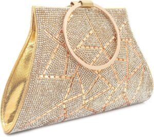 Crystal Clutch Purses Bride and Bridesmaid Handbag Elegant W... Crystal Clutch Purses Bride and Bridesmaid Handbag Elegant W...