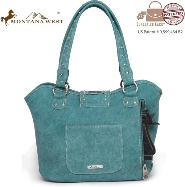 Montana West Western Tote Bag for Women Tooled Shoulder Bag ...