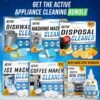 Washing Machine Cleaner Descaler 24 Pack - Deep Cleaning Tab...