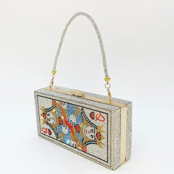 pearl&she Diamond Women Evening Handbags Purse Minaudiere Cl...