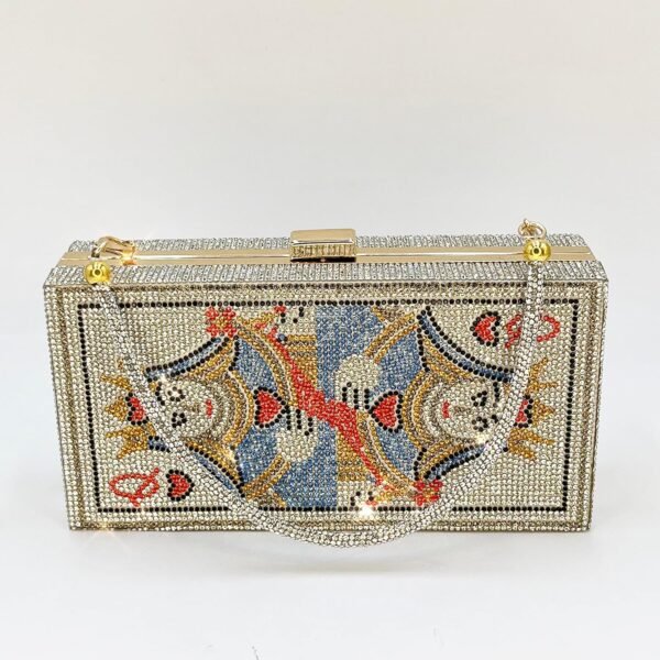 pearl&she Diamond Women Evening Handbags Purse Minaudiere Cl...