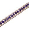 uxcell 2 Yards 3 Rows Rhinestone Chain, 8.5mm Bling Crystal ...