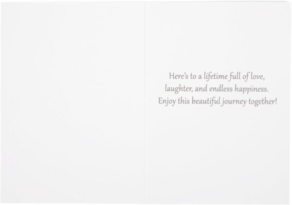 Wedding Card, Gold Foil Wedding Cards for Bride and Groom