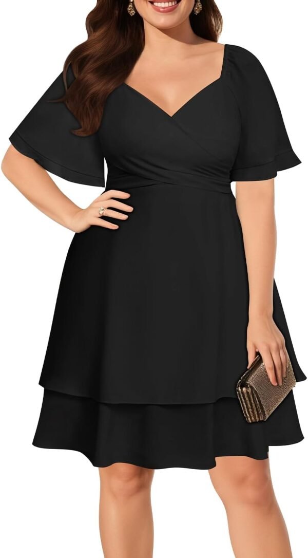 Pinup Fashion Women Graduation Dress Plus Size - Wedding Gue...