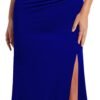 WOOSEA Women's One Shoulder Sleeveless Split Bodycon Mermaid...